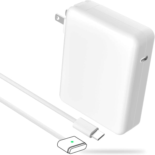 Front. Core Tech - 140W USB-C to MagSafe 3 Charger Kit (Power Adapter + 6.6 ft Cable) for MacBook Pro 14” & 16” (2021–2025) and MacBook Air.