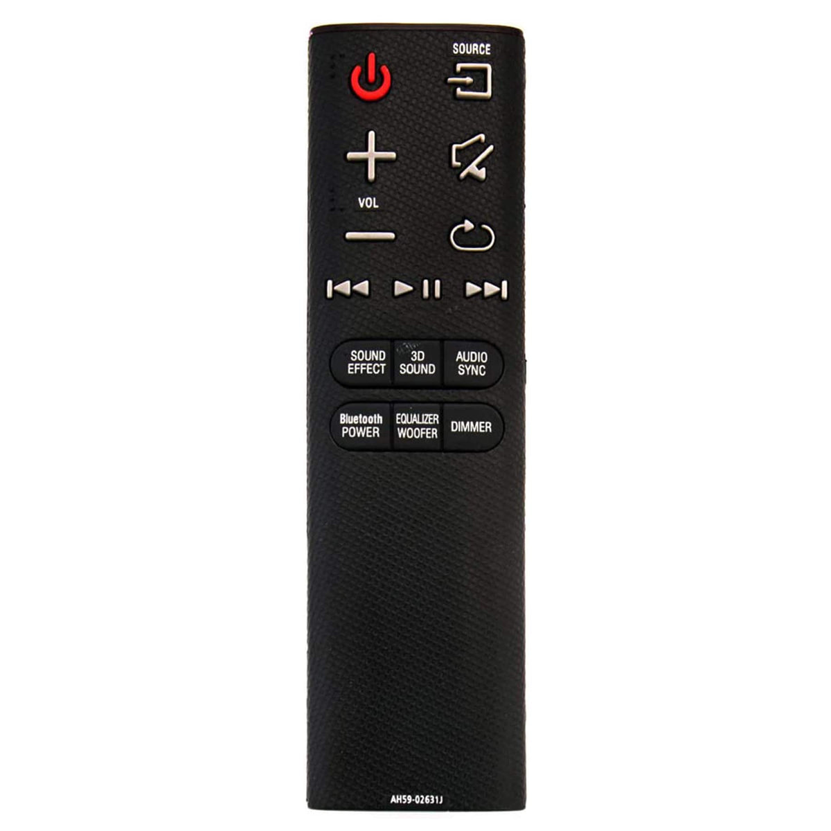 ALLIMITY - AH59-02631J Replacement Remote, Fit for Samsung Soundbar AH59-02631K HW-H430 HW-H450 HW-HM45 HW-HM45C - Black