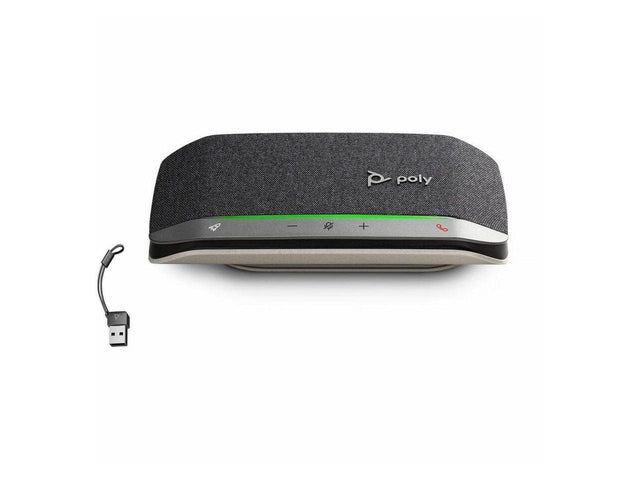 Front. Poly - Poly Sync 20 Speakerphone USB-C/A Adapter B95VJUT#AC3 - Black.