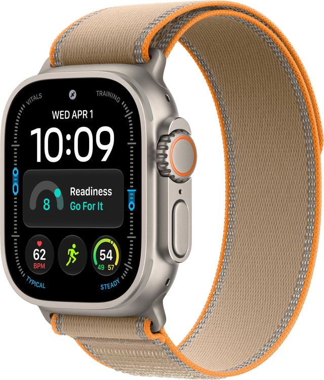 VITALS  
TRAINING  
WED APR 1  
10:09  
Readiness 8  
Go For It  
62 BPM  
TYPICAL  
54 49 57  
STEADY