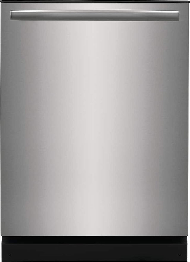 Frigidaire - Gallery 24" Top Control Built-In Dishwasher with MaxBoost Dry Technology, 52dba - Stainless Steel
