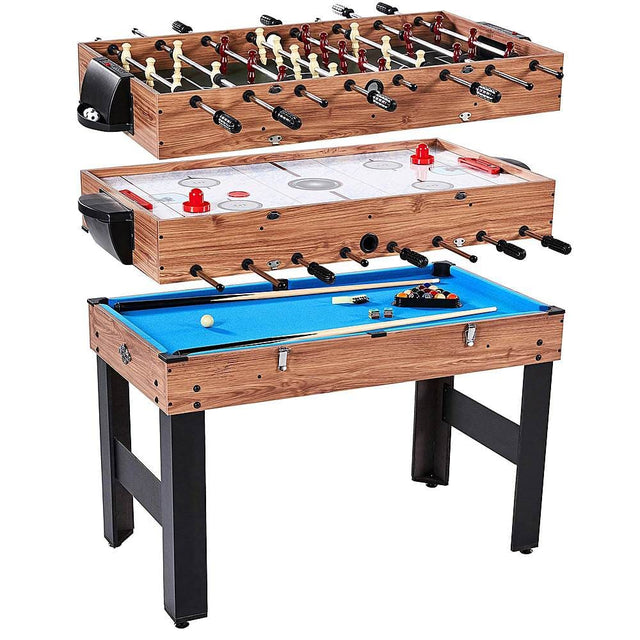 Alt View 11. Lancaster Gaming Company - 3 in 1 Pool Billiard, Slide Hockey, Foosball Combo Arcade Game Table.