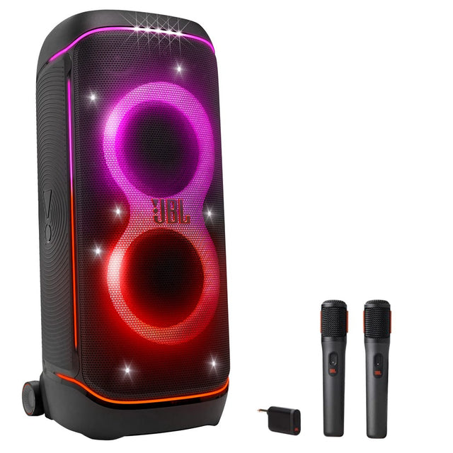 Front. JBL - JBL PARTYBOX 720 Portable Speaker Karaoke Bundle with Wireless Microphone System - Black.
