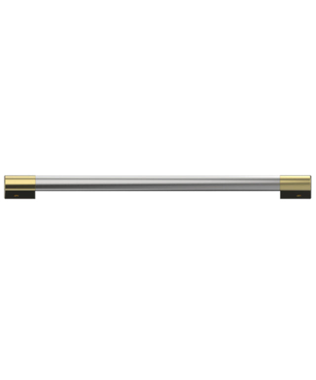 Front. Fisher & Paykel - Pro Round Flush 24 in Handle Kit for Dishwasher - Brass.