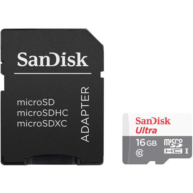 SanDisk microSD microSDHC microSDXC ADAPTER  
SanDisk Ultra 16 GB Micro SDHC I