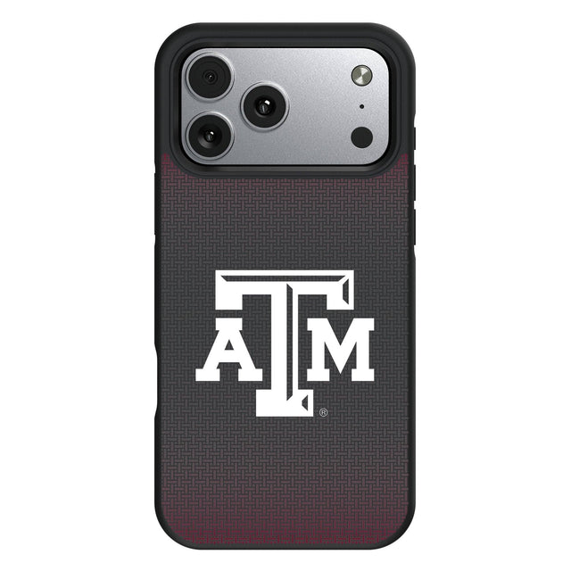 Front. Keyscaper - Texas A&M Aggies Bump Case with 8.2ft Drop Protection - 16 - Black.