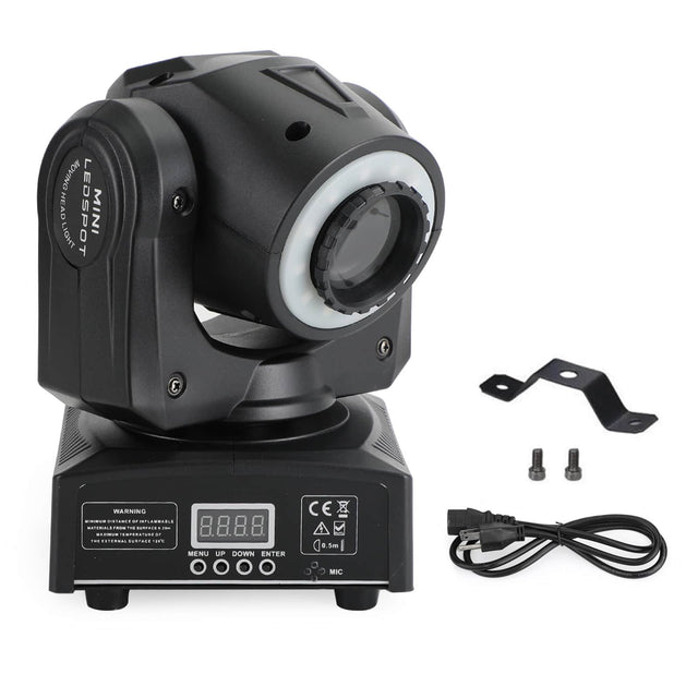 LEDSpot MINI LIGHT & WARNING  
LEDSpot MINI  
HEAD LIGHT  
WARNING  
MINIMUM DISTANCE OF INFLAMMABLE MATERIALS FROM THE SURFACE 2m  
THE EXTERNAL SURFACE 120°C  
MENU UP DOWN ENTER  
8.8.8.8  
CE  
0.5m  
MIC