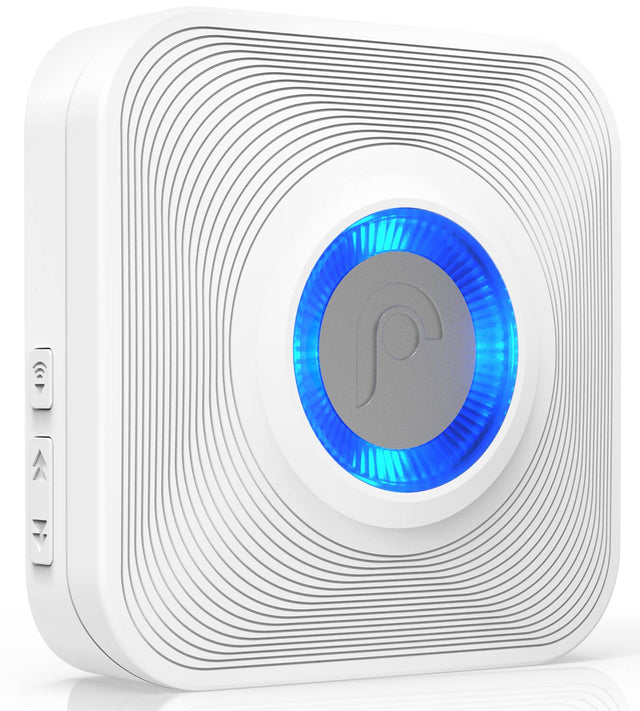 Front. Fosmon - WaveLink 51046HOMUS Add-On Receiver Unit For WaveLink System (No Sensor or Transmitter) - White - White.