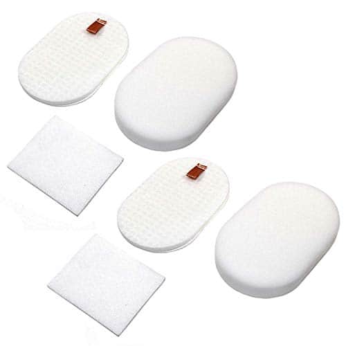 Front. HQRP - HQRP 2-Pack Foam Felt Filter Kit Replaces XFFH400 XEXFH400 for Shark Rocket Powerhead AH400 AH401 AH452.