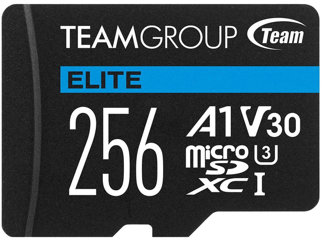 TEAMGROUP  
Team  
ELITE  
256  
A1 V30  
microSDXC I  
Class 10