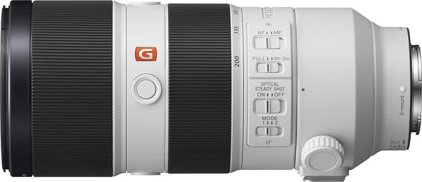 Sony - G Master FE 70-200 mm F2.8 GM OSS Full-Frame Telephoto Zoom Lens for E-Mount Cameras - White