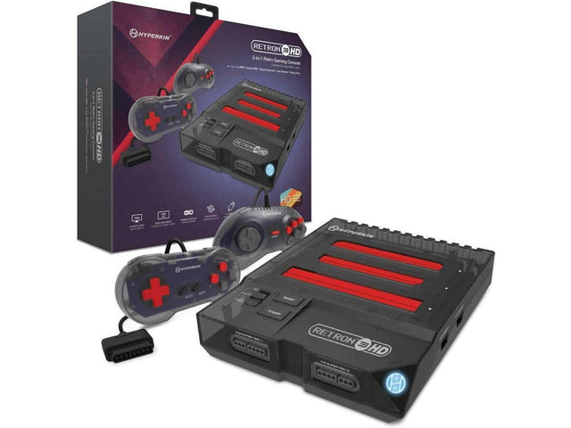 HYPERKIN RETRON HD 321 Retro Gaming Console

NNE Cosct Sum S - RE ROH OHD + 0060 C

RETRO HD - HYPERKIN

HYERKI + MAn Tet SM PRET PO RE RETRON 3 HD