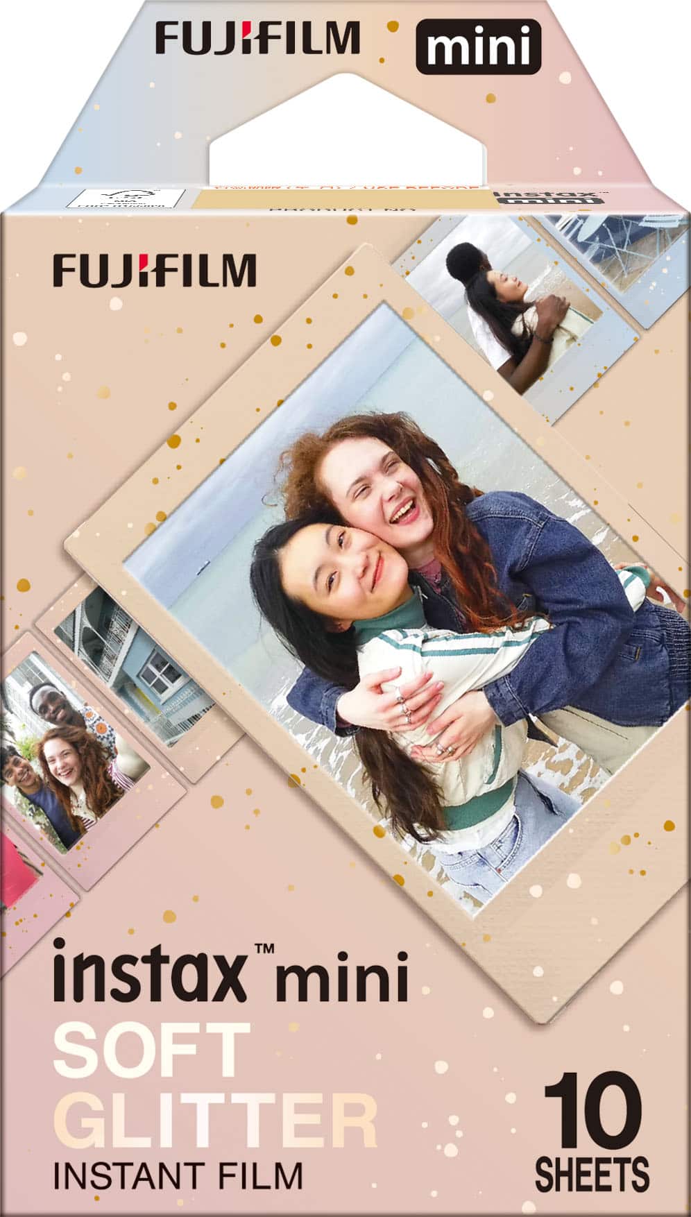 Fujifilm - instax mini Specialty Instant Film 10pk - Soft Glitter