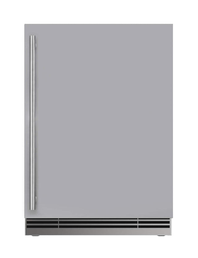 Front. U-Line - U-Line 24"W. 51 Cu.Ft. Built-In Stainless Steel Compact Refrigerator - Stainless Steel.