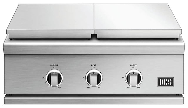 Alt View 11. DCS - Series 9 Double Gas Burner with Griddle - Stainless Steel.