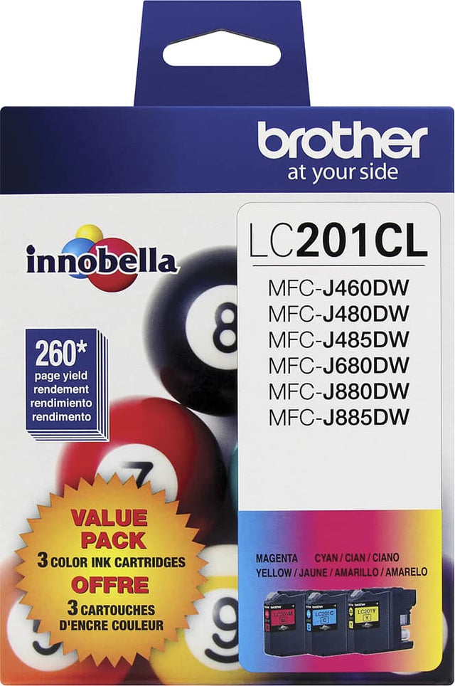 Front. Brother - LC2013PKS Standard-Yield 3-Pack Ink Cartridges - Cyan/Magenta/Yellow.