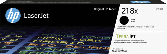 Front. HP - 218X High-Yield Toner Cartridge - Black.