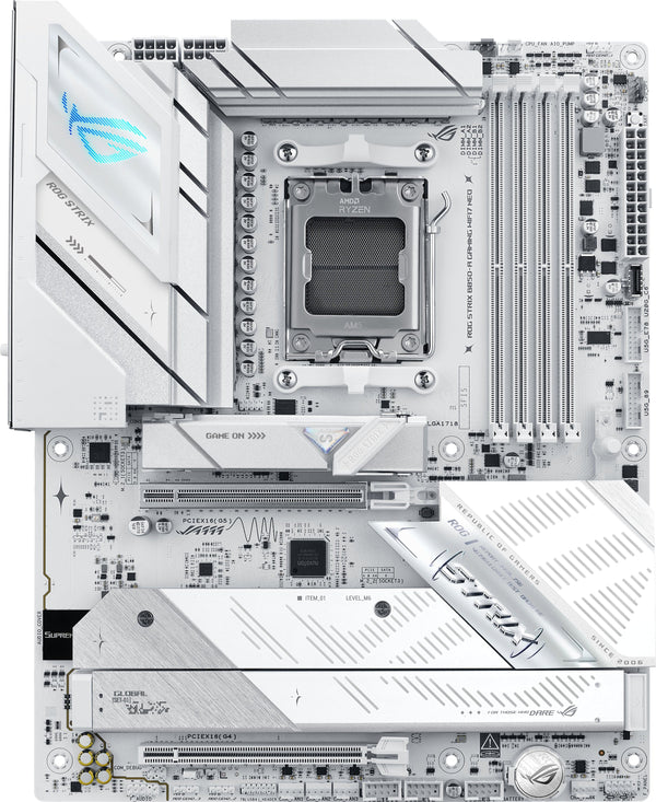 ASUS - ROG STRIX B850-A GAMING WIFI7 NEO (Socket AM5) AMD B850 ATX DDR5 Wi-Fi 7 Motherboard - White