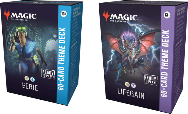 13+ MAGIC THE GATHERING DECK THEME READY TO PLAY! EERIE 60-CARD THEME DECK

13+ MAGIC THE GATHERING DECK THEME READY TO PLAY! LIFEGAIN 60-CARD THEME DECK