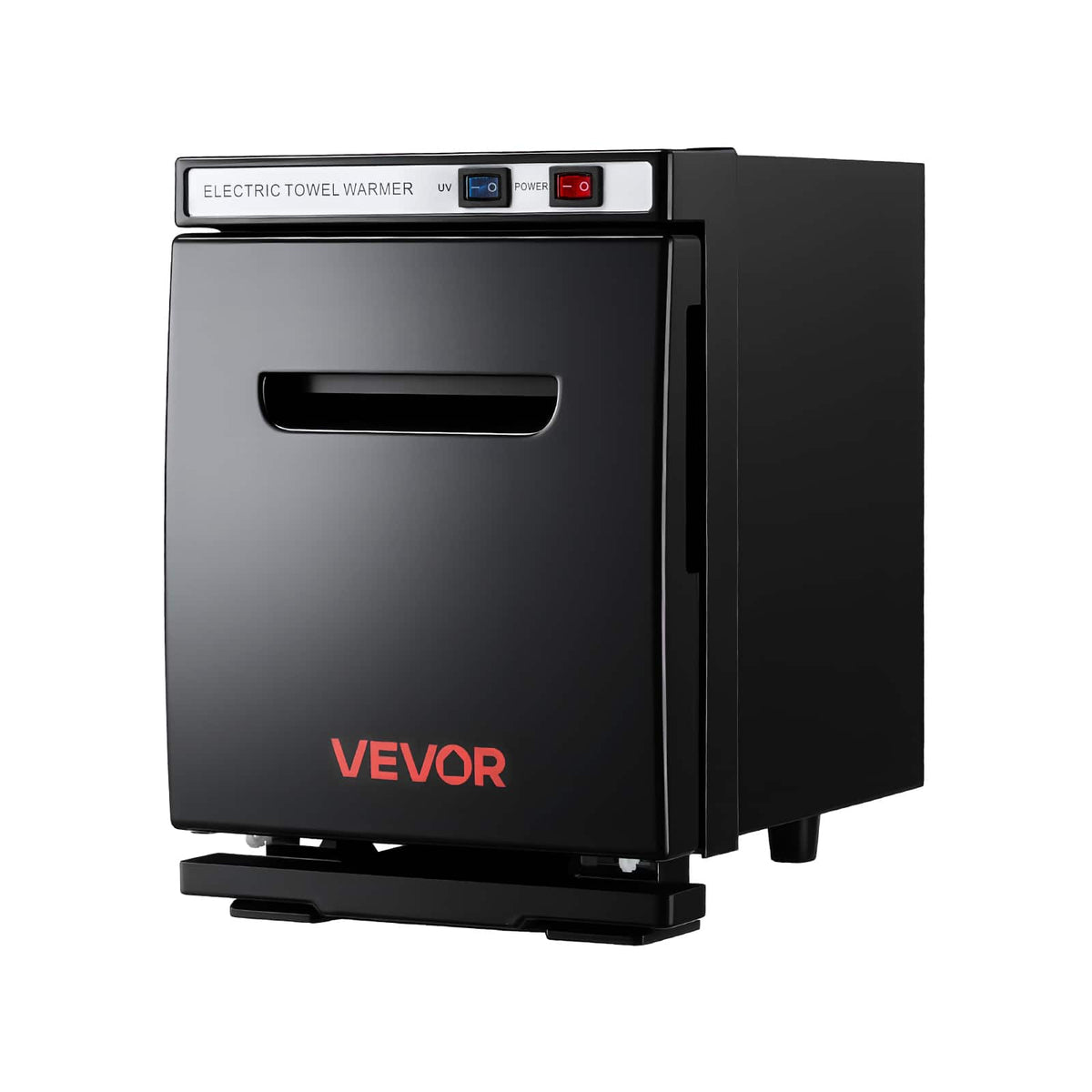 VEVOR - Hot Towel Warmer, 1.1 gal Small Towel Warmer Cabinet with Clip & Stainless Steel Rack, Holds up 8-12 Towels - Black