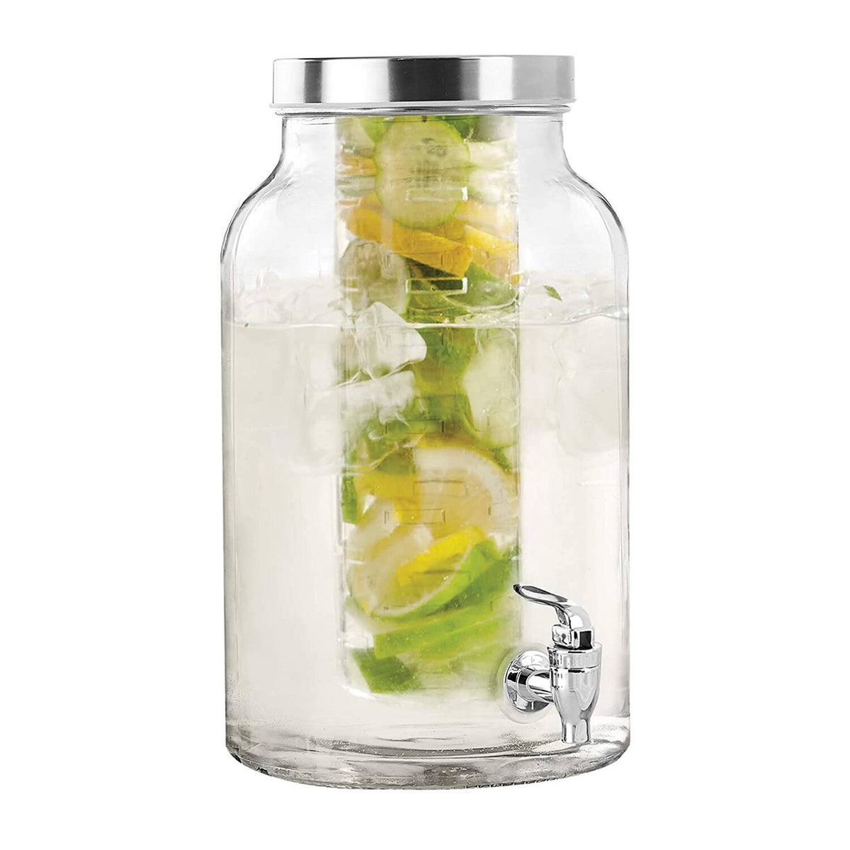 Style Setter - Lexington Beverage Dispenser withInfuser 1.5 GAL - Clear