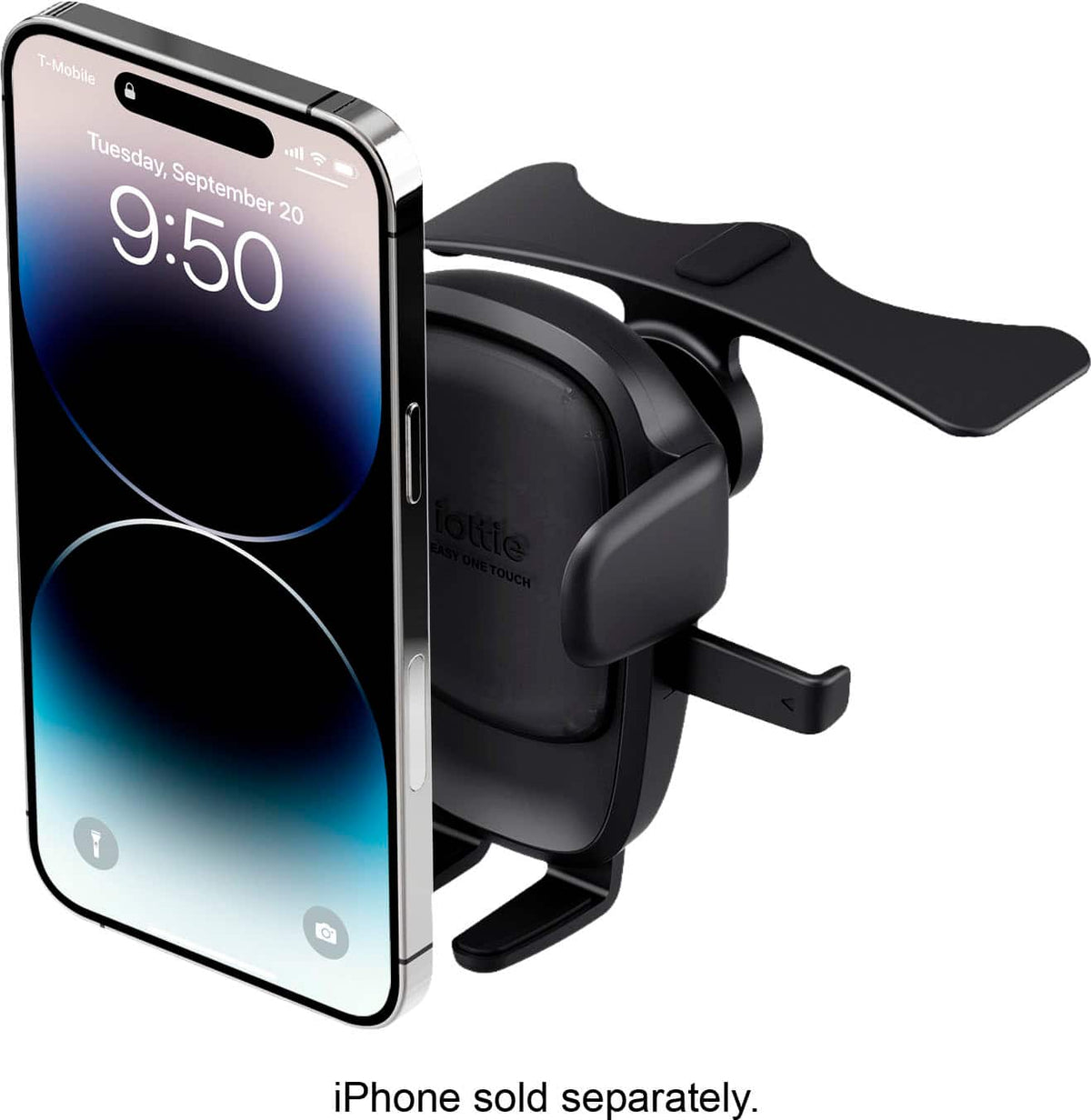 iOttie - Easy One Touch 6 Universal CD Slot Mount for Mobile Phones - Black