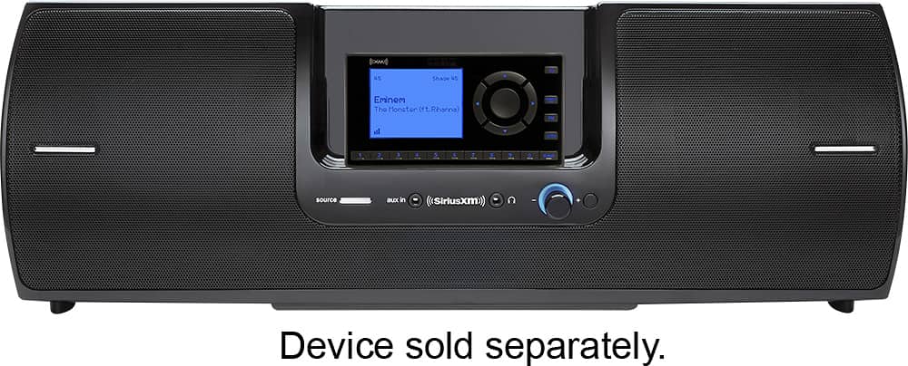 SiriusXM - Portable Speaker Dock - Black