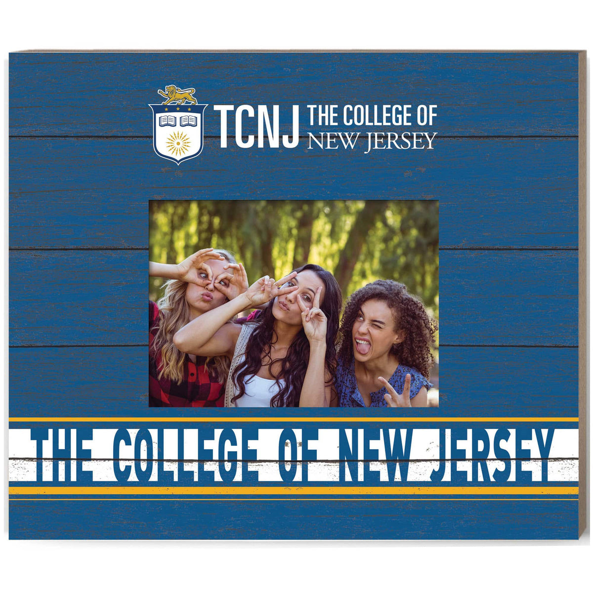 Jardine - College of New Jersey Lions 11" x 13" Team Spirit Scholastic Picture Frame - Blue