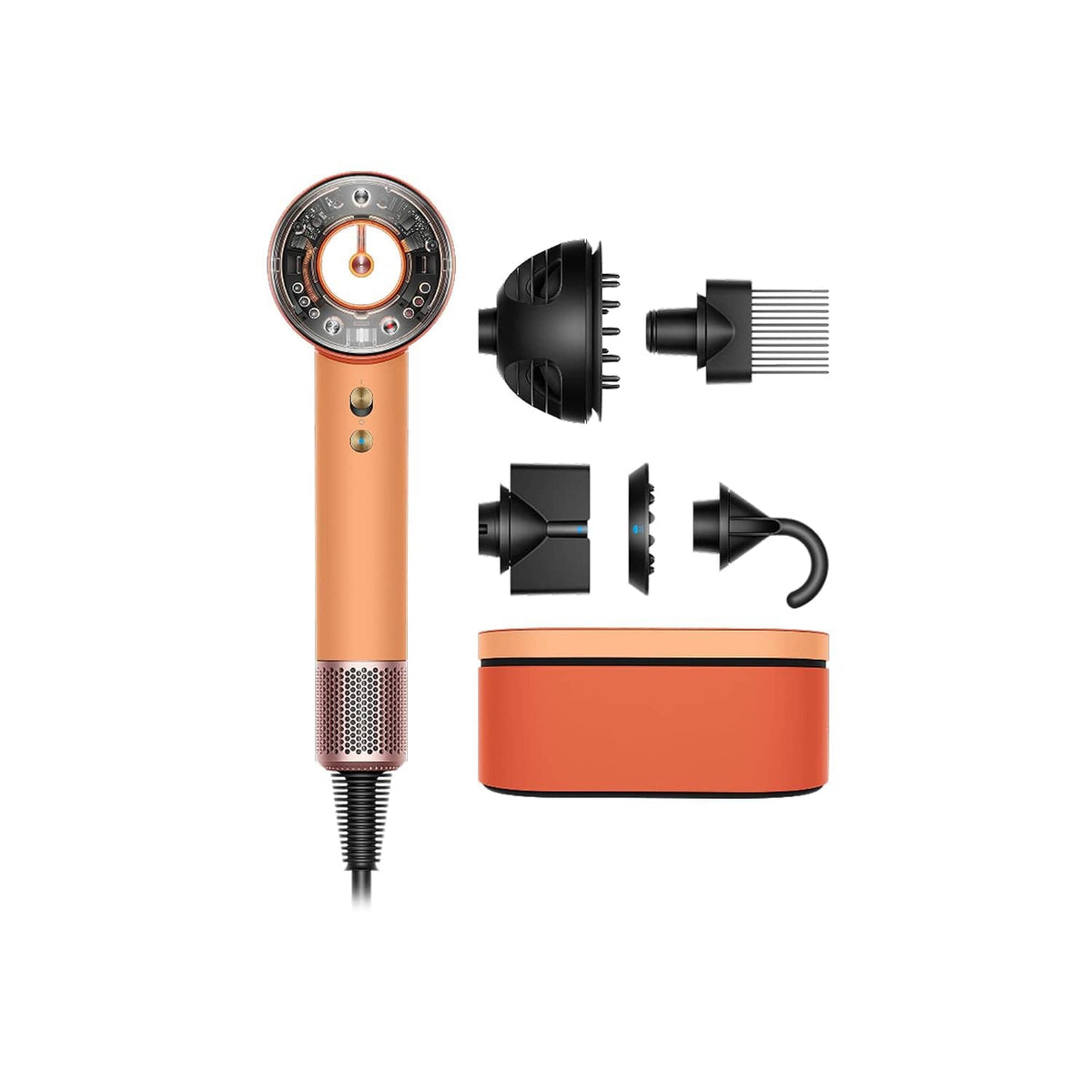 Dyson - Supersonic Nural™ Hair Dryer in Ceramic Apricot and Topaz - Ceramic Apricot/Topaz