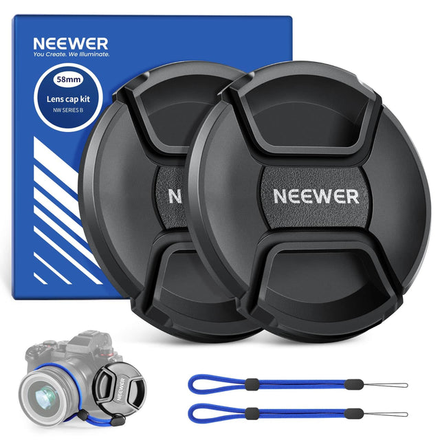 NEEWER  
You Create. We Illuminate.  
58mm Lens cap kit  
NW SERIES B