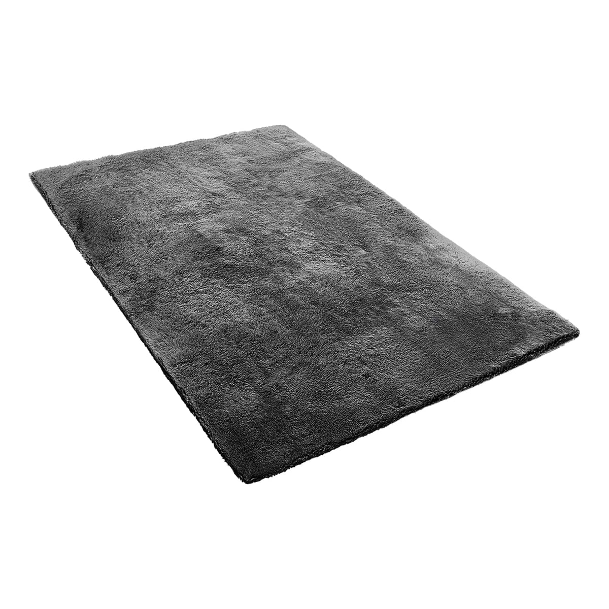 VEVOR - Indoor Plush Area Rugs, 5 x 8 ft Soft Plush Carpet, Furry Shag Area Rugs for Living Room, Bedroom, Sunroom - Gray
