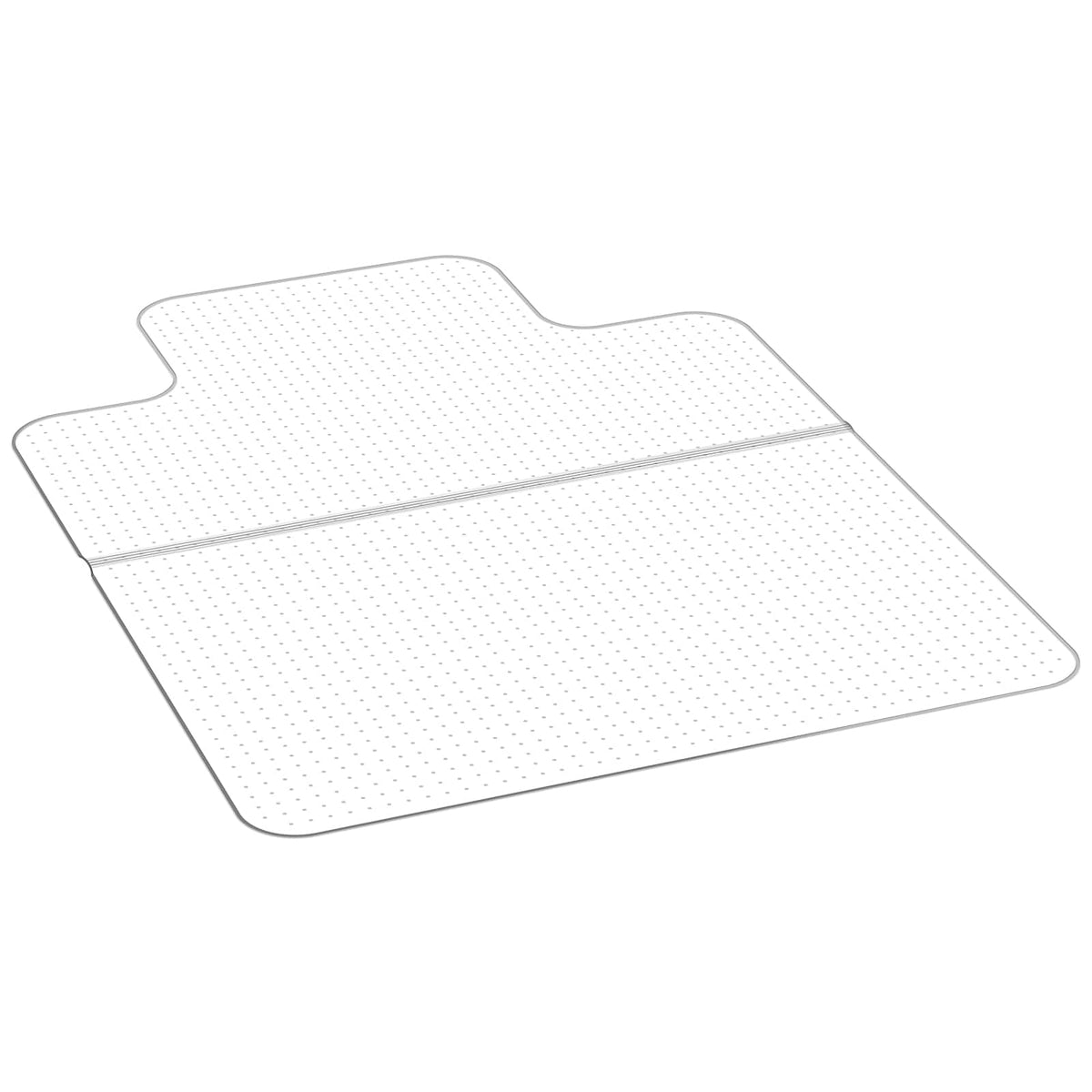 VEVOR - Chair Mat with Lip, 36 x 48-inch Office Chair Mat for Low Pile Carpeted Floors, Plastic Floor Protector Rug with Studded - Transparent