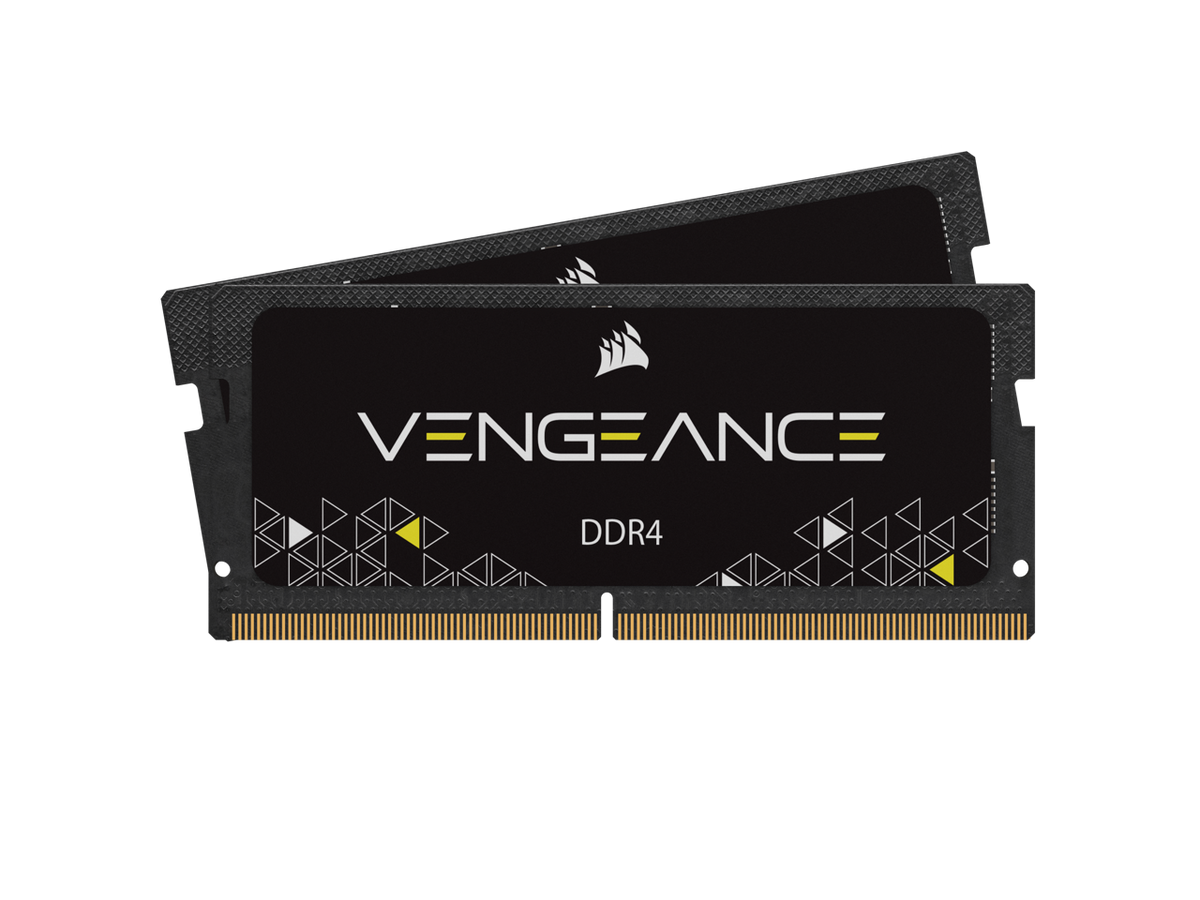 CORSAIR - Vengeance 16GB (2 x 8GB) 260-Pin DDR4 SO-DIMM DDR4 2666 (PC4 21300) Laptop Memory Model CMSX16GX4M2A2666C18