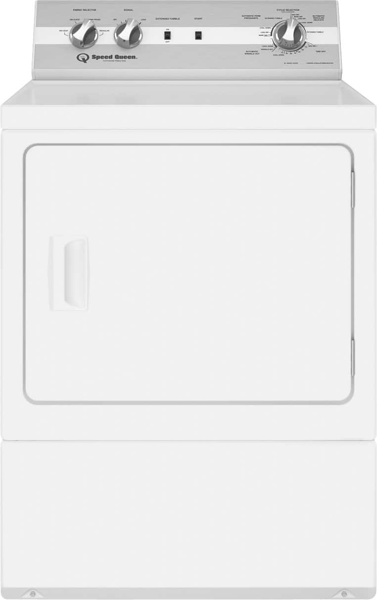 Speed Queen - DC5 - Commercial Heavy Duty Gas Dryer - White