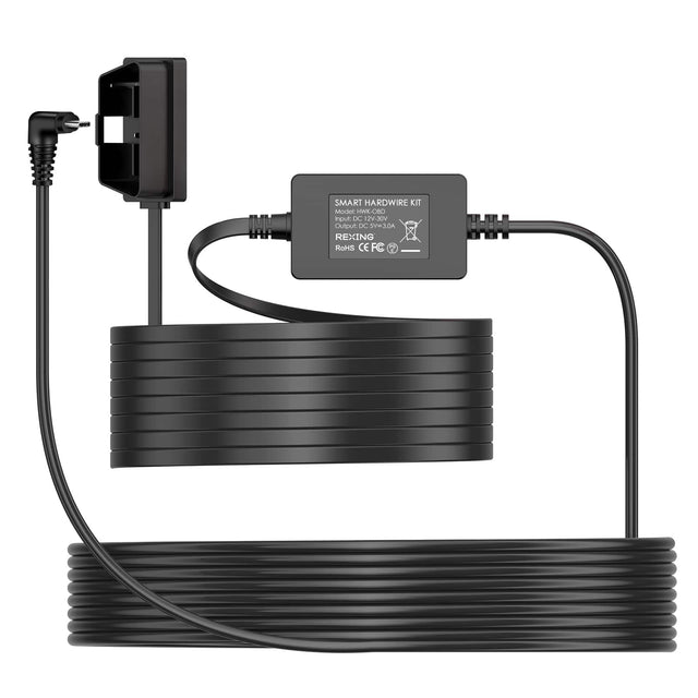 SMART HARDWIRE KIT  
Model: C-ORO  
Input: DC  
Output: DC 5V 3A  
REXING  
RoHS CE FCC