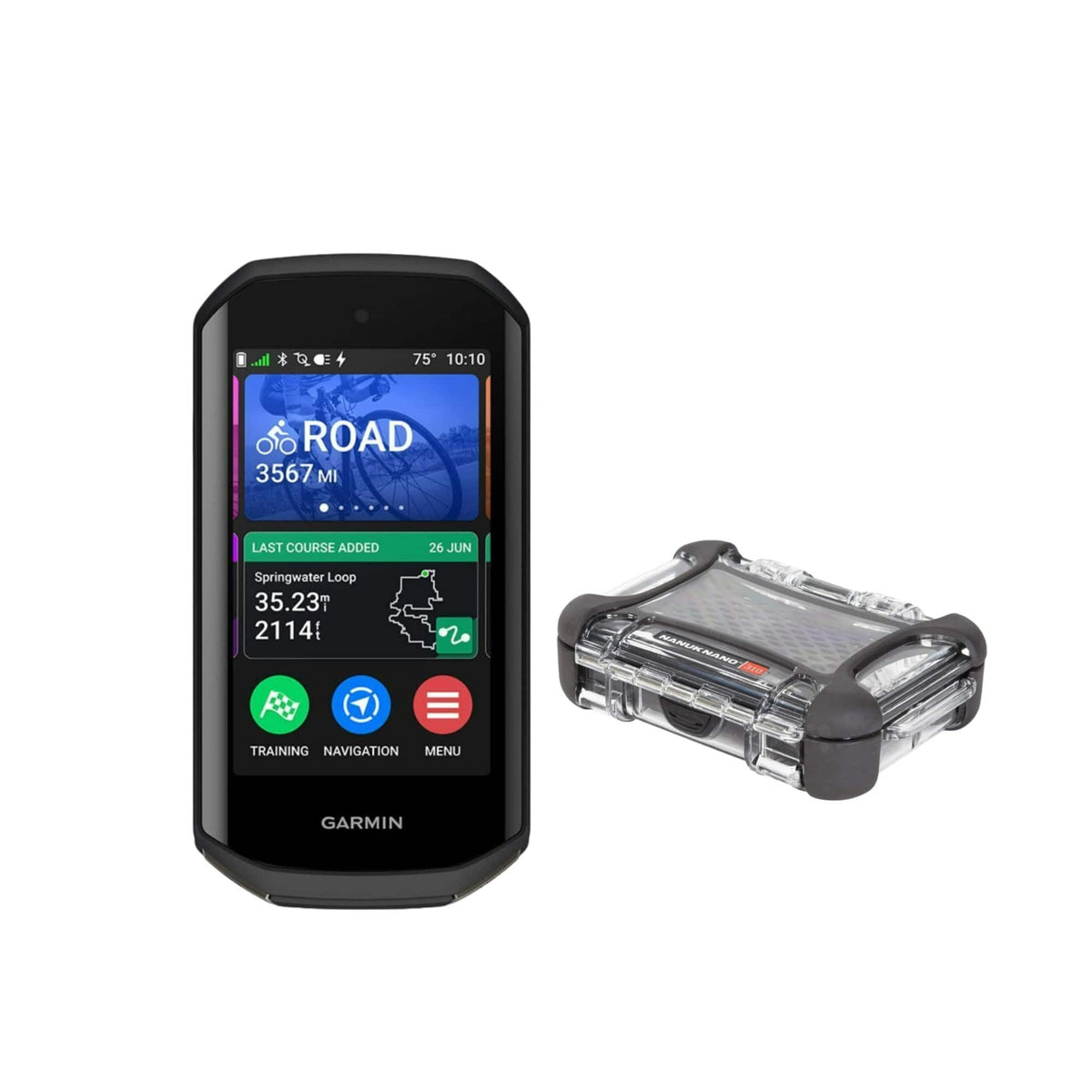 Garmin - Edge 1050 Cycling Computer with Hard Case Bundle
