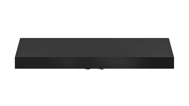 Front. Broan - Glacier 36-Inch 350 MAX Blower CFM 1.5 Sones Range Hood - Black.