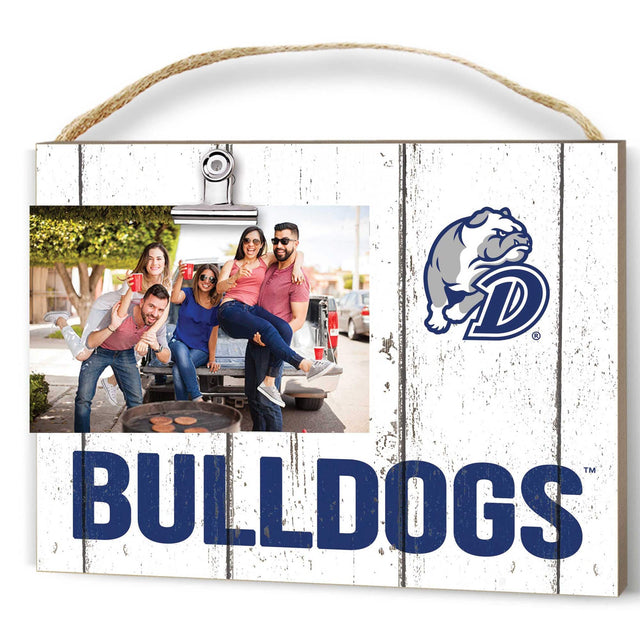 Front. Jardine - Drake Bulldogs 8" x 10" Weathered Clip It Frame - White.
