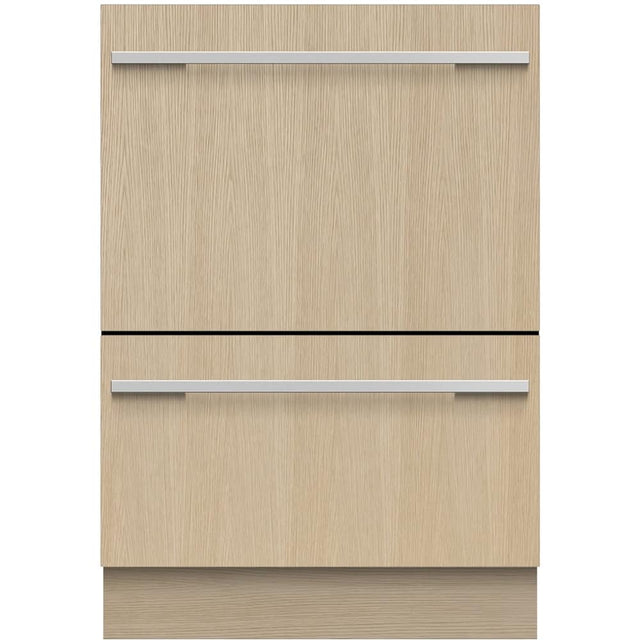 Front. Fisher & Paykel - 24" Top Control Built-In Dishwasher - Custom Panel Ready.