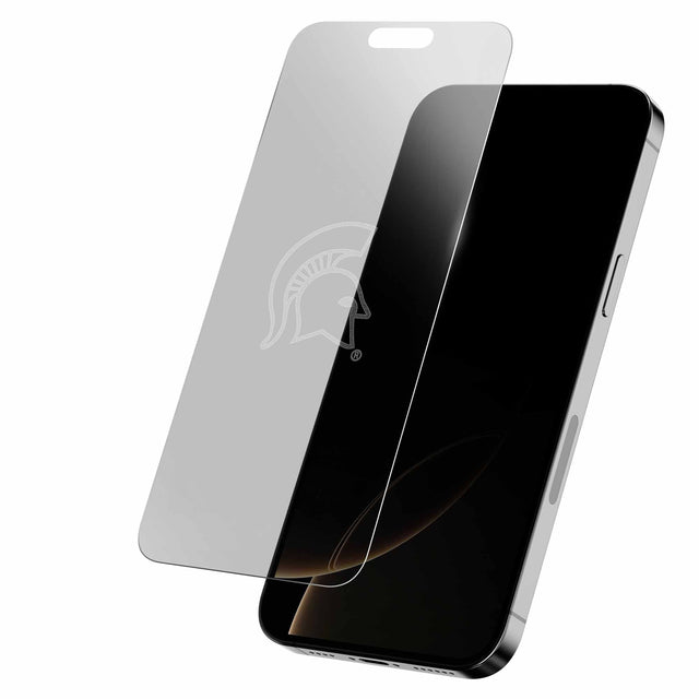 Front. Screen Skinz - Michigan State Spartans Clear iPhone Screen Protector - 16 Pro Max - Multicolor.