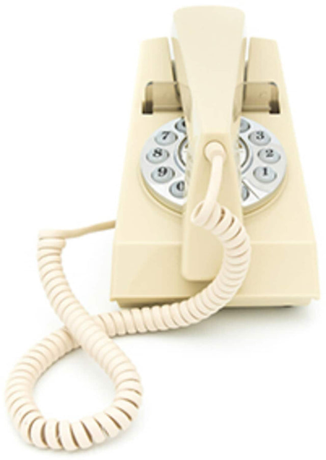 Front. PopMarket - GPO Retro GPOTRMI Trim phone Desktop or Wall Mountable - Ivory   - EQUIPMENT - White.