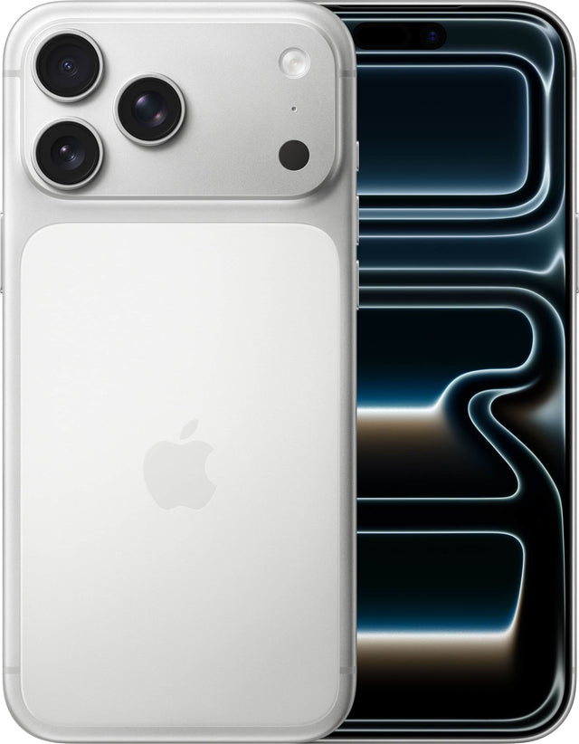 Front. Apple - iPhone 17 Pro Max 512GB - Silver.
