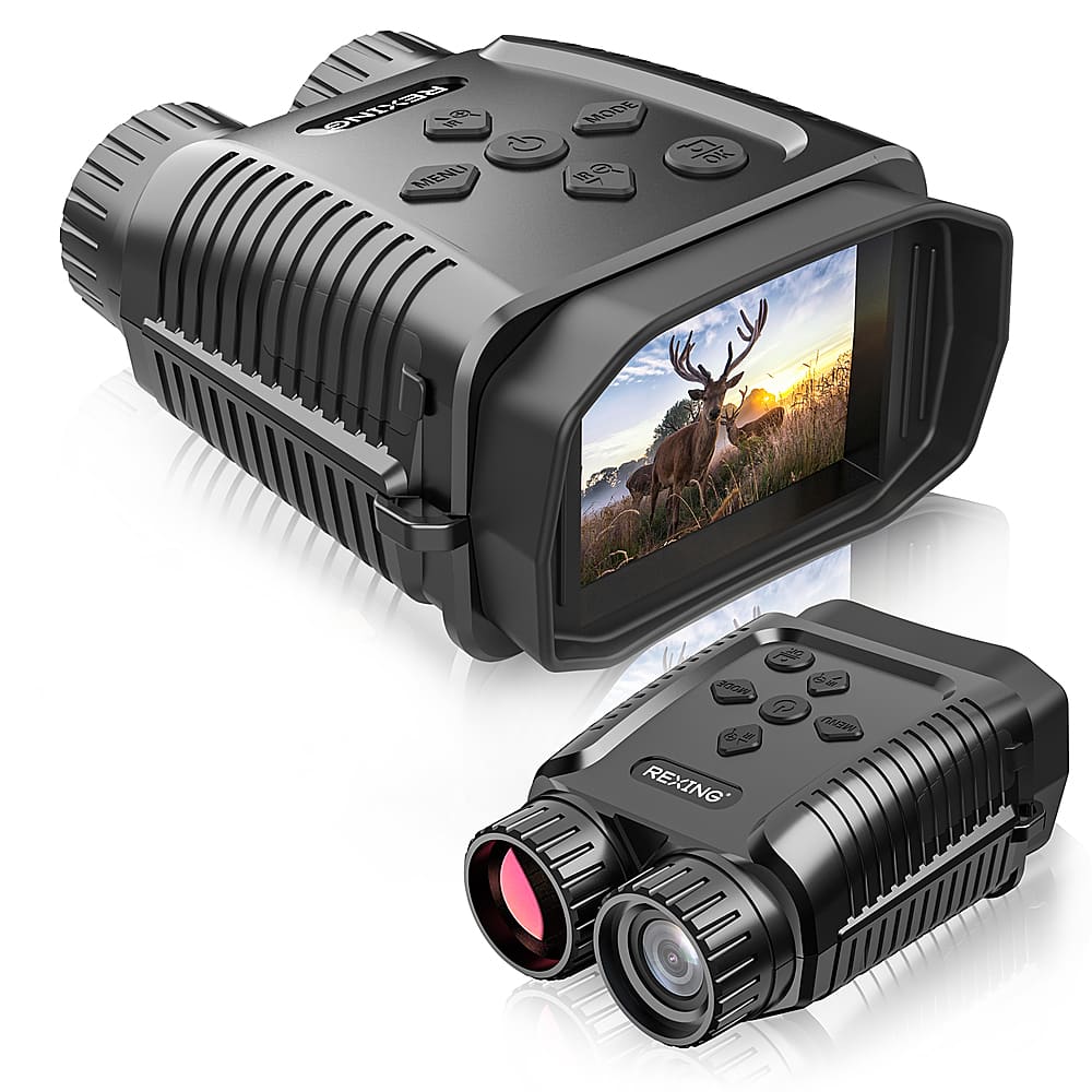 Rexing - B1 Mini 10 X 24 Digital Binoculars - Black