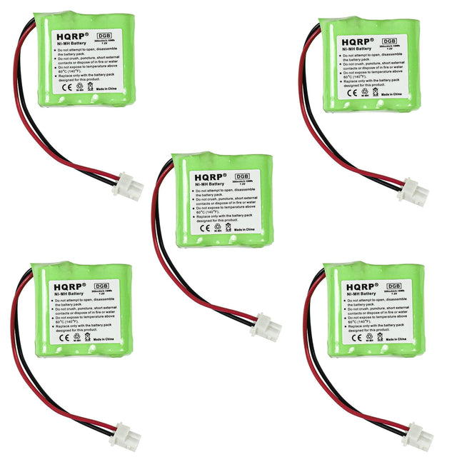 HQRP DGB Ni-MH Battery  
Do not attempt to open, disassemble the battery pack.  
Do not crush, puncture, short external contacts or dispose of in fire or water.  
Do not expose to temperature above 60°C (140°F).  
Replace only with the battery pack designed for this product.  
Made in China