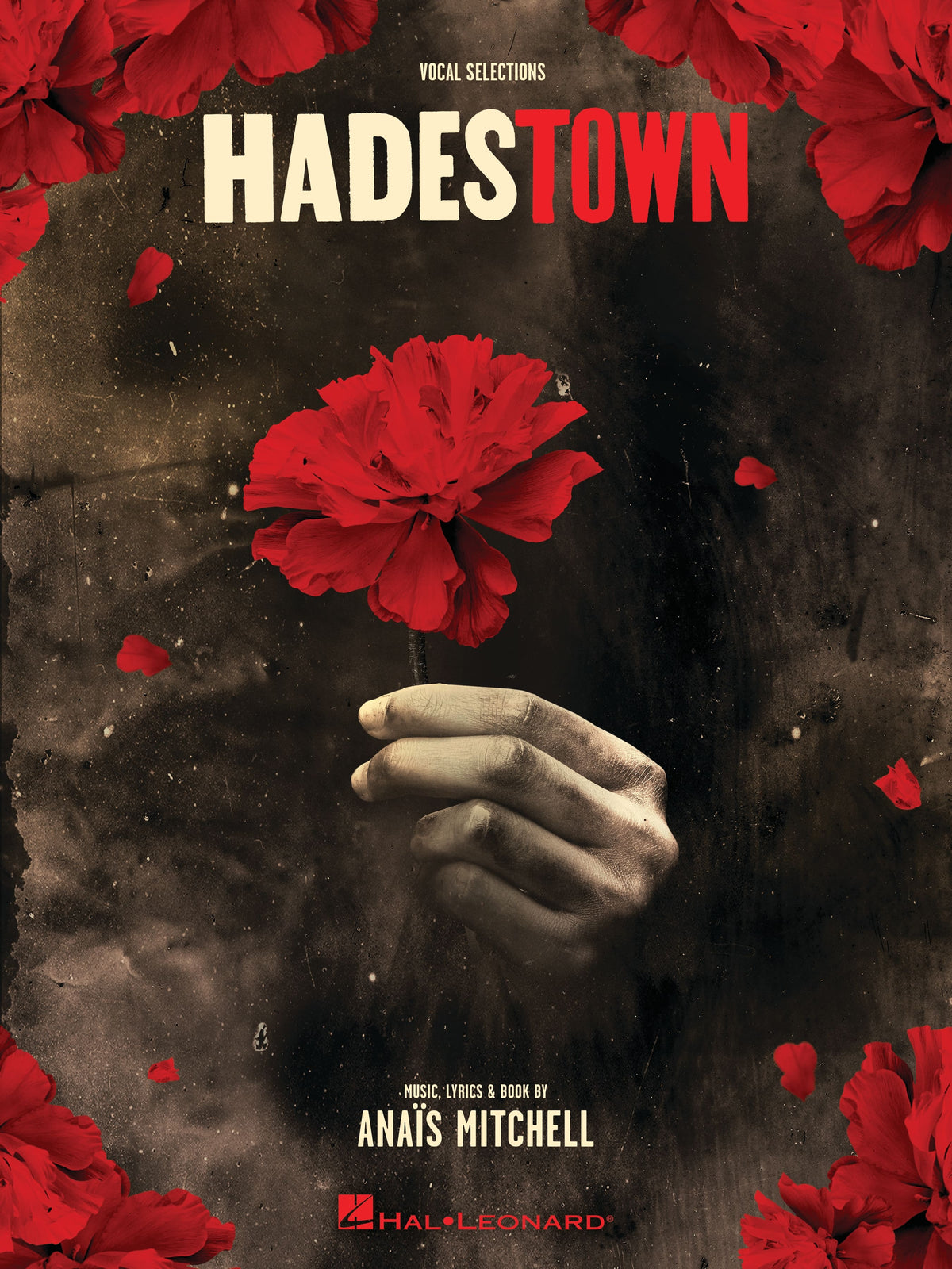 Hal Leonard - Hadestown Vocal Score Sheet Music Book by Anaïs Mitchell – Piano/Vocal Guitar Musical Theater Songbook, 128 Pages