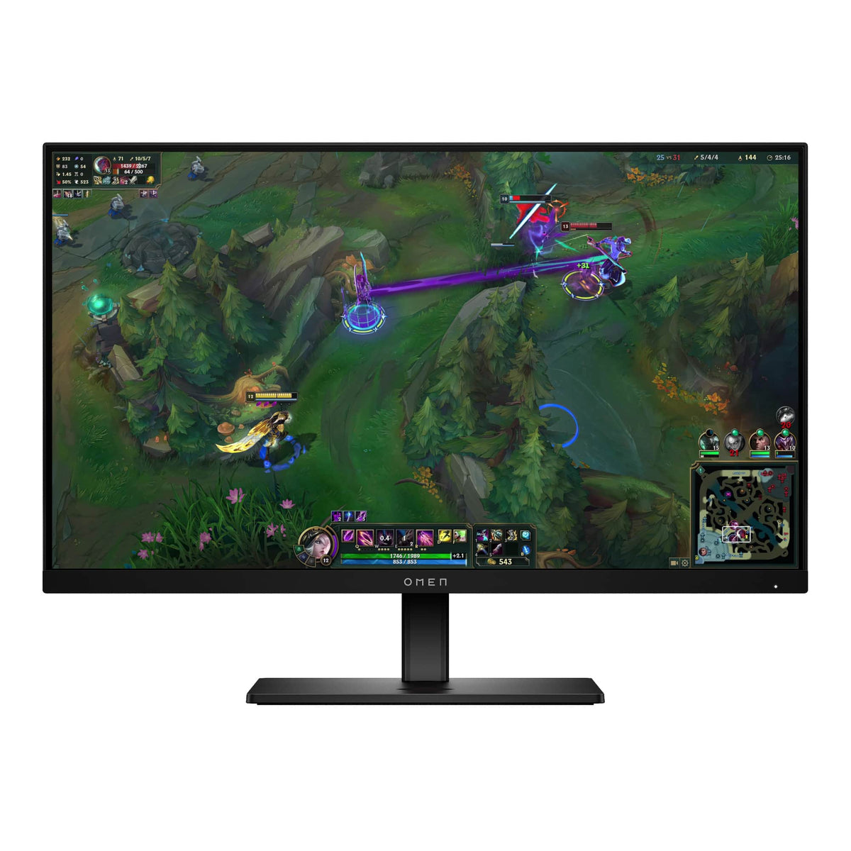 HP OMEN - 24.5" FHD 360Hz G-SYNC & FreeSync Compatible Gaming Monitor w/ VESA HDR & Adjustable Height (HDMI, DisplayPort) - Black