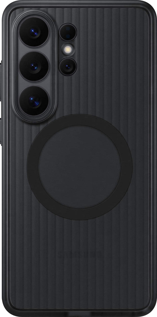 Front. Samsung - Galaxy S26 Ultra Rugged Magnet Case - Black.