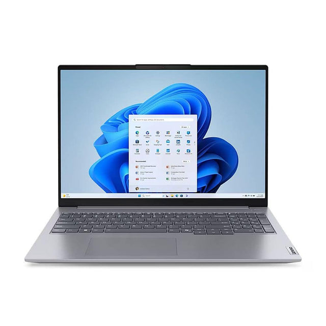 Front. Lenovo - ThinkBook 16 G7 16" Touch-Screen Laptop - AMD Ryzen 5 with 16GB Memory - 512GB SSD - Arctic Grey.