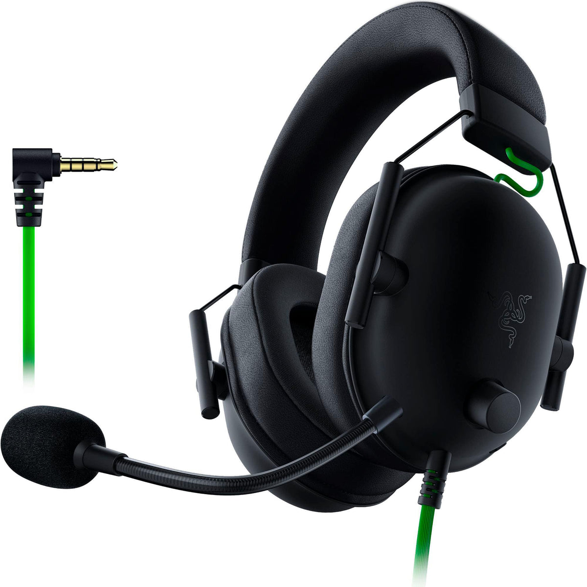 Razer - BlackShark V2 X Wired Over-the-Ear Gaming Headset for PC, PS5, PS4, Switch, Xbox X|S, and Xbox One - Black