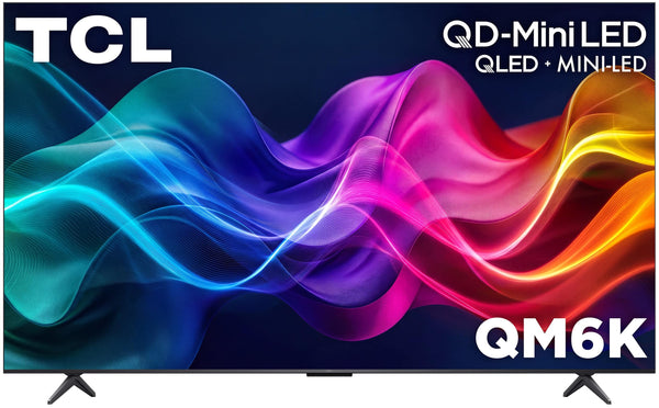 TCL - 85" Class QM6K Series 4K UHD HDR QD Mini LED Smart TV with Google TV (2025)